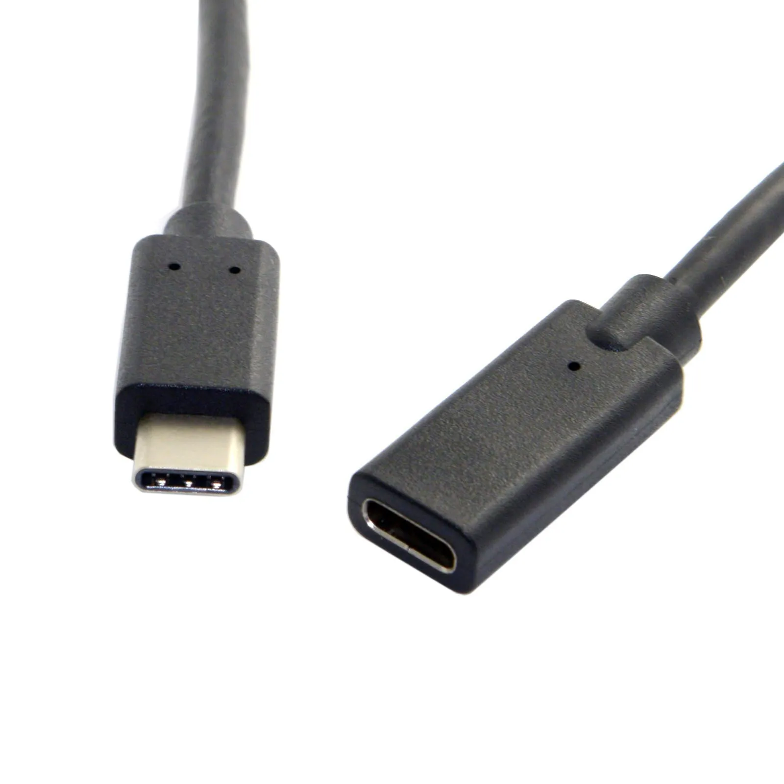 0.6m USB-C USB 3.1 Type-C Male to Type-C Female Extension Data Cable for Macbook Mobile Phone