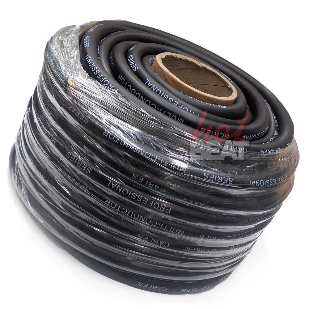 100ft foot 12ga gauge 8conductor PRO AUDIO HIGH POWER SPEAKER CABLE WIRE SNAKE