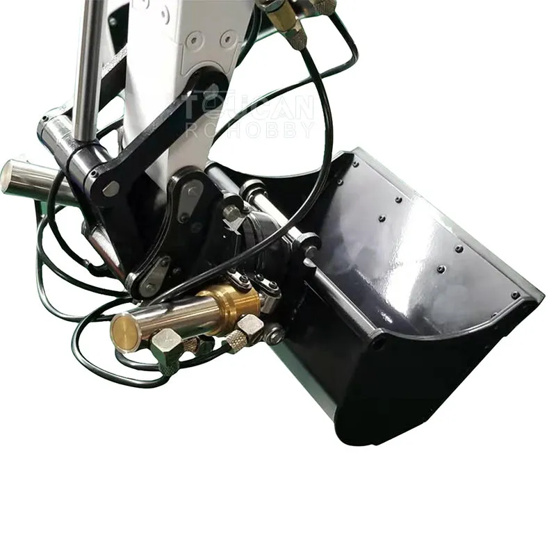 1/14 Radio Control 946-3 Metal Excavator 10 Channels Tracked Excavator Painted Body Rotary Metal Tiltable Bucket Ripper