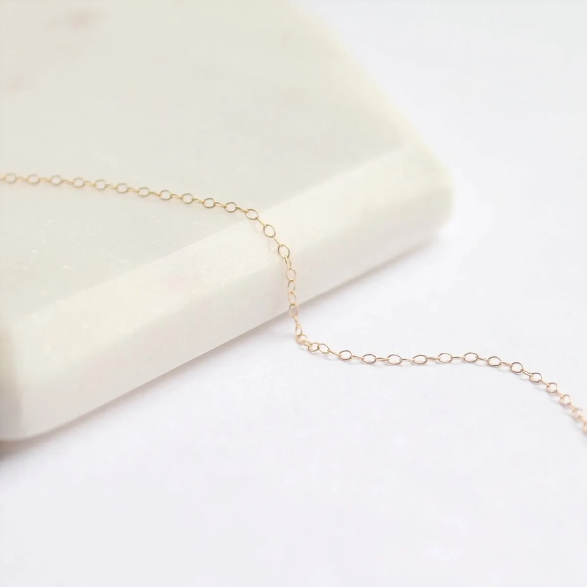 14KT Gold Cable Chain Necklace