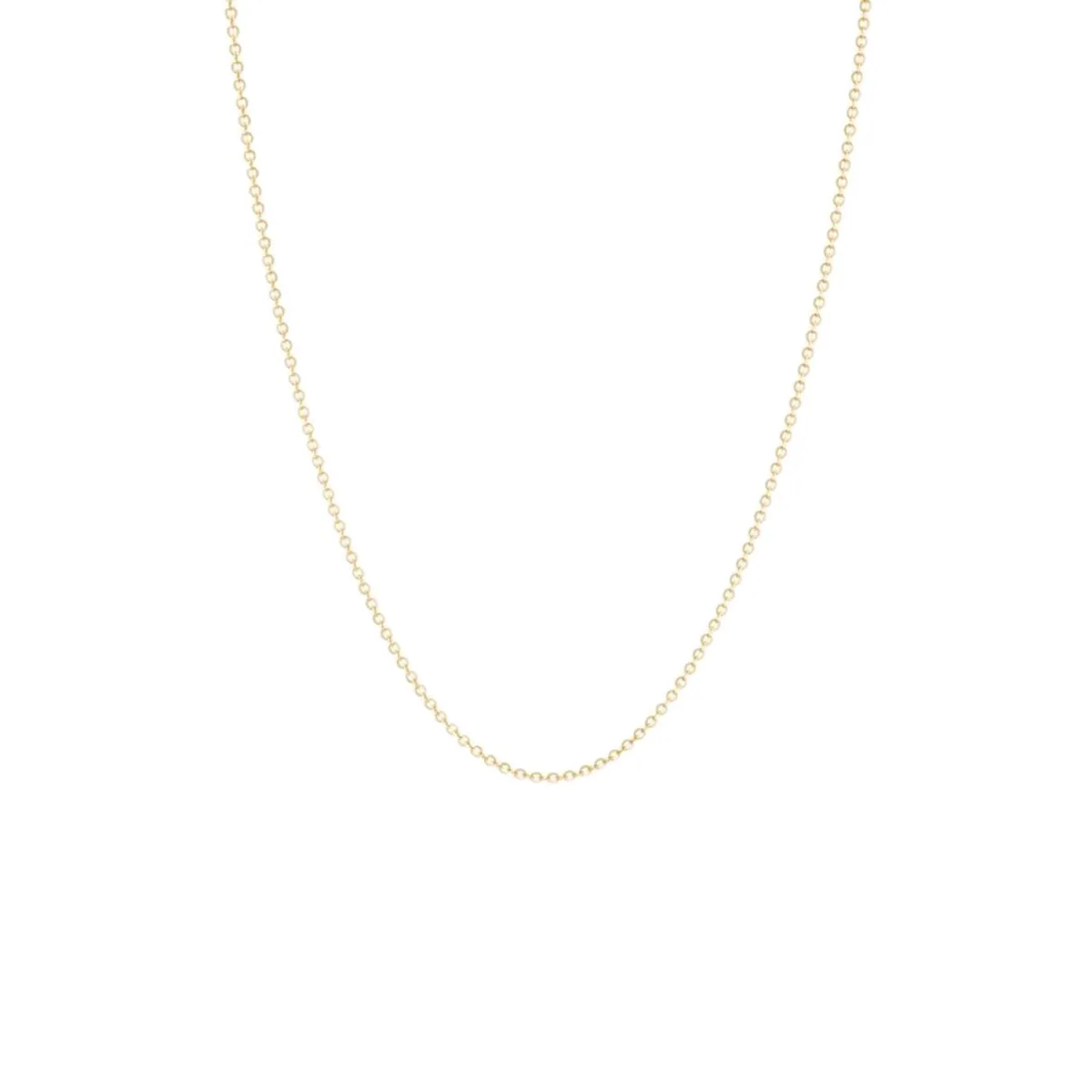 14KT Gold Cable Chain Necklace