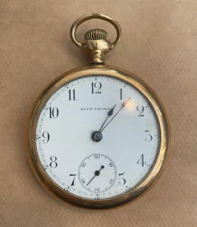 1914 Seth Thomas Illinois Gold Filled Watch Case Pocket Watch 18s Grade 36