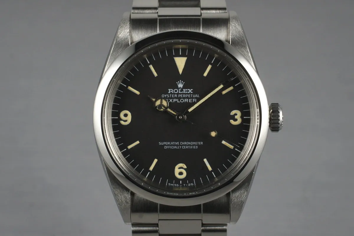 1966 Rolex Explorer 1 1016 with RSC Papers