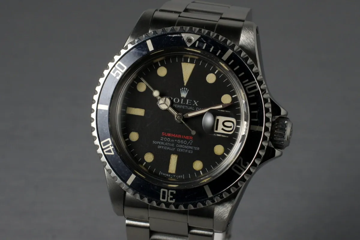 1969 Rolex Red Submariner 1680 Mark II Dial