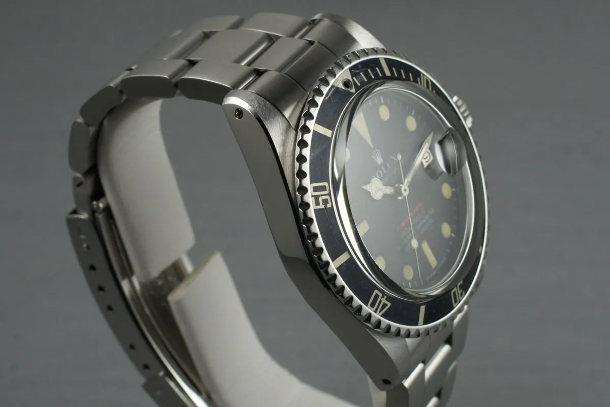 1969 Rolex Red Submariner 1680 Mark II Dial