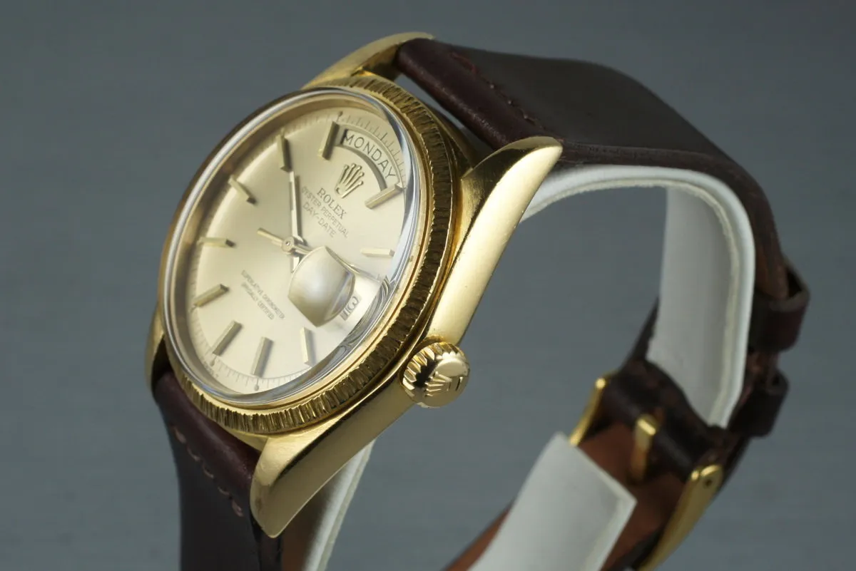 1972 Rolex 18K YG Bark Day-Date 1807