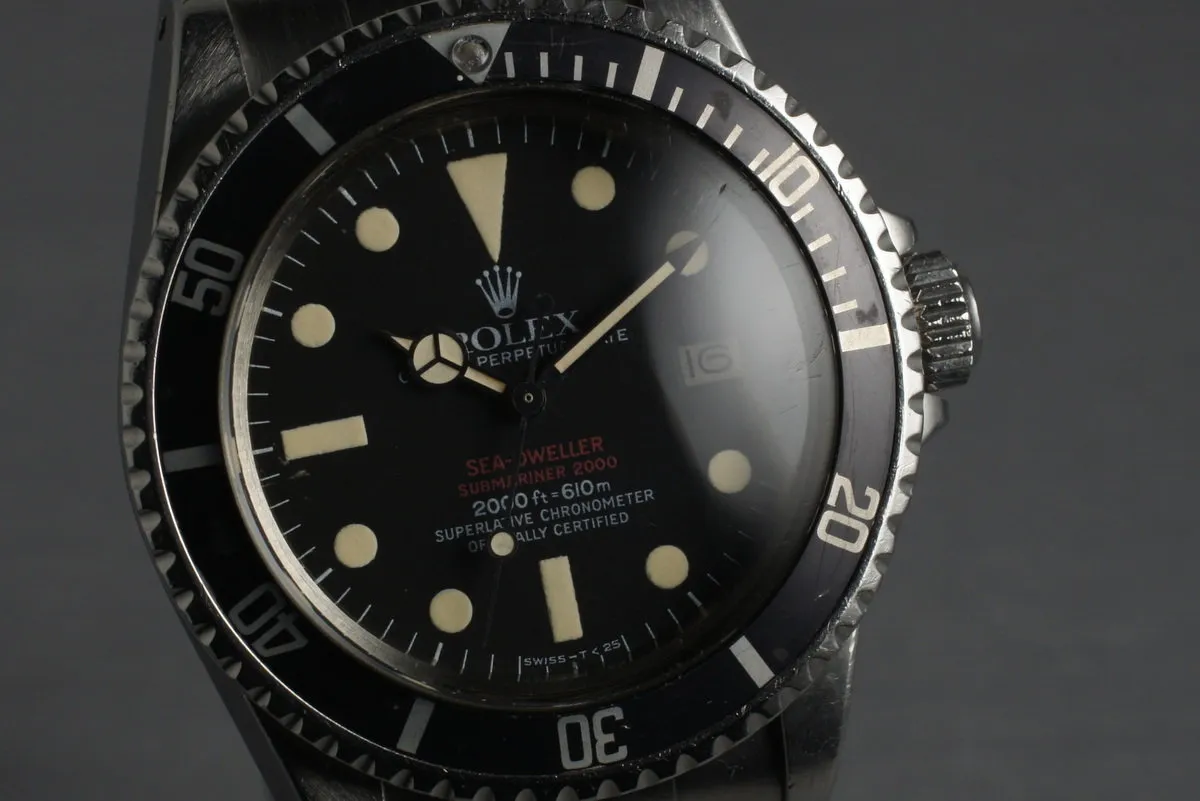 1978 Rolex Double Red Sea Dweller 1665 Mark 4