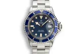 1981 Tudor Snowflake Submariner 94110 Blue Dial