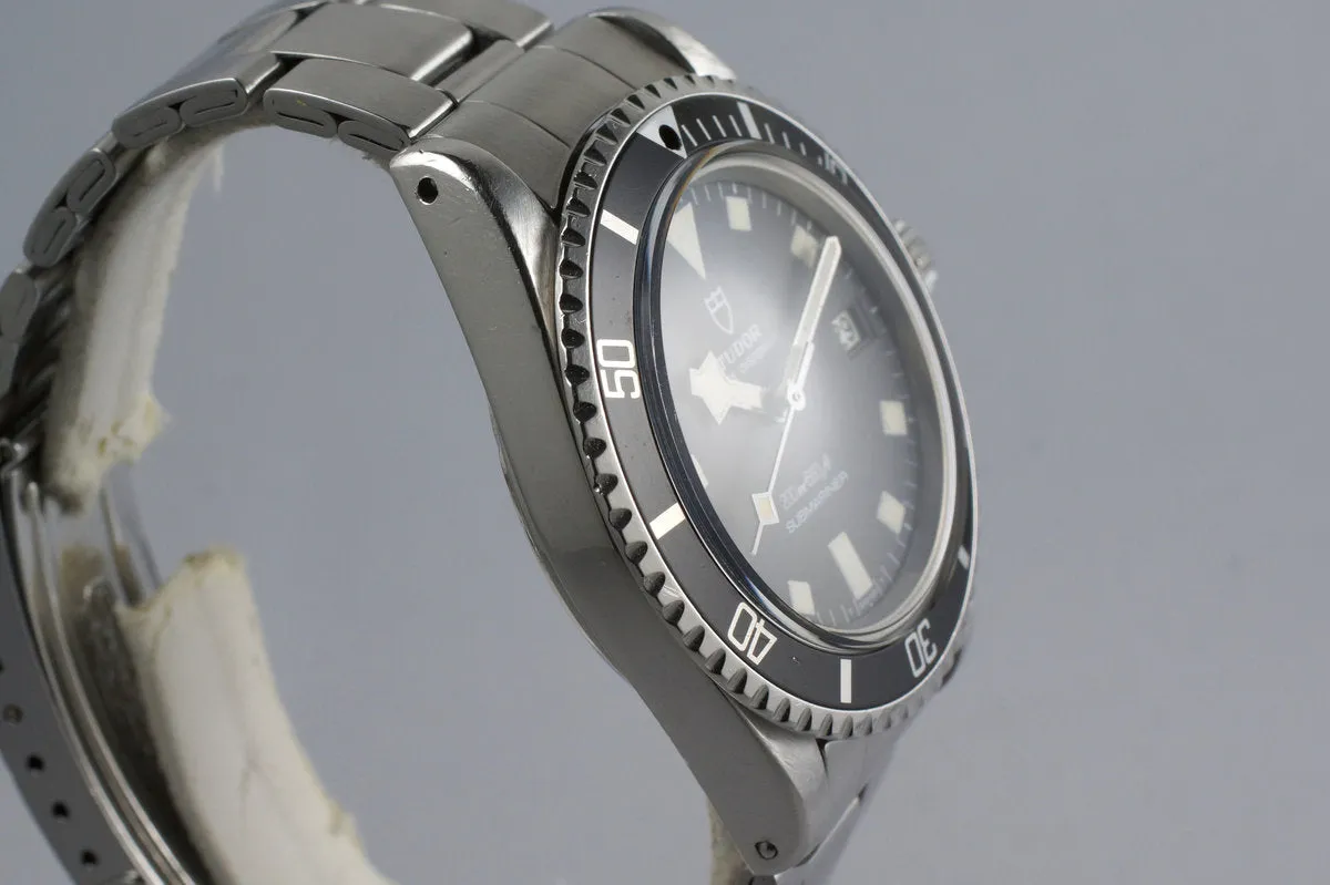 1981 Tudor Submariner 94110 Black Snowflake with Box