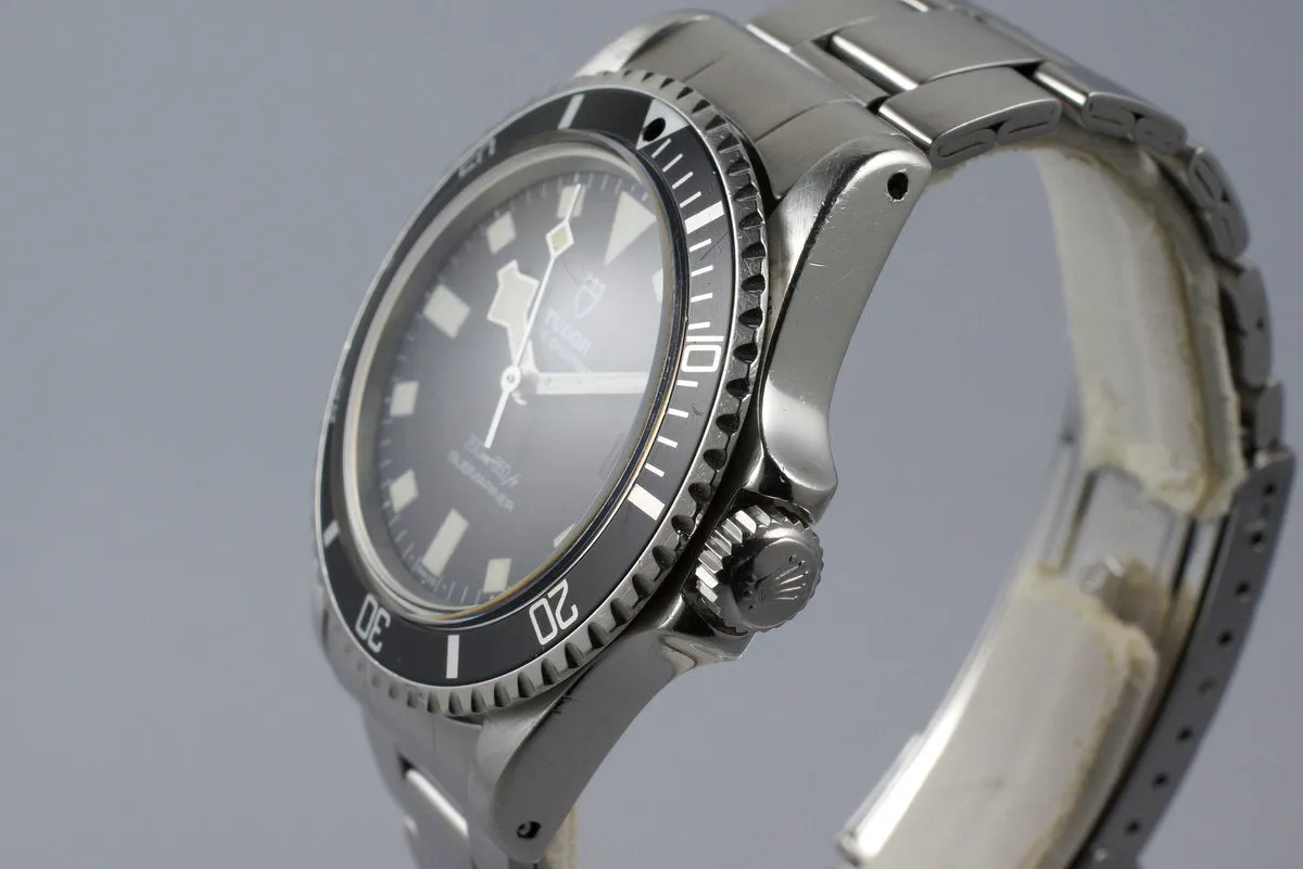 1981 Tudor Submariner 94110 Black Snowflake with Box