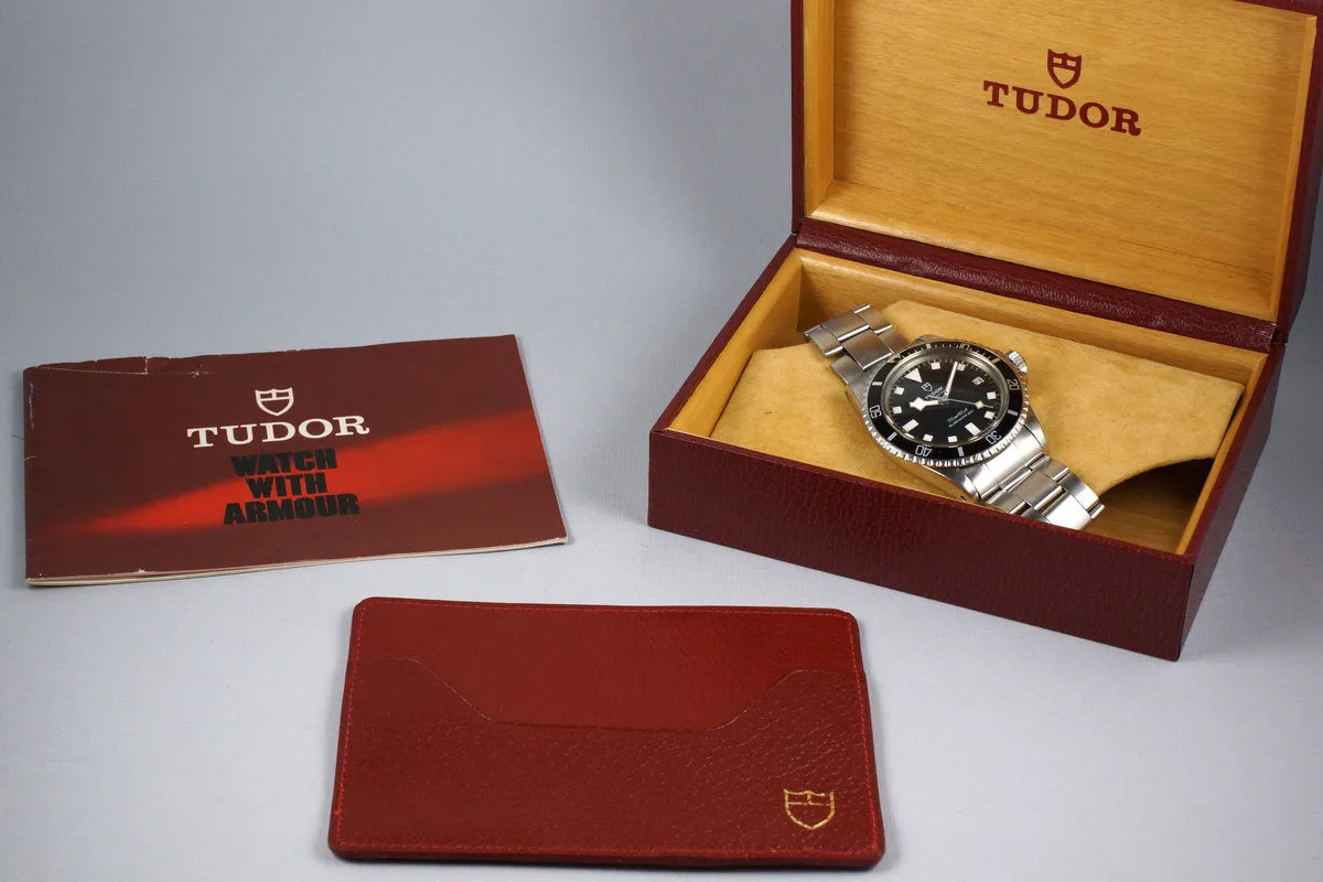 1981 Tudor Submariner 94110 Black Snowflake with Box