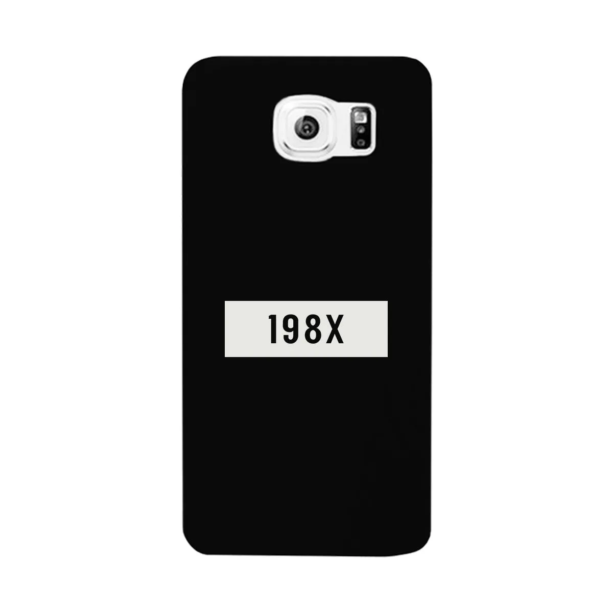 198X Black Cute Phone Case Born in 80's Funny Gift Ideas