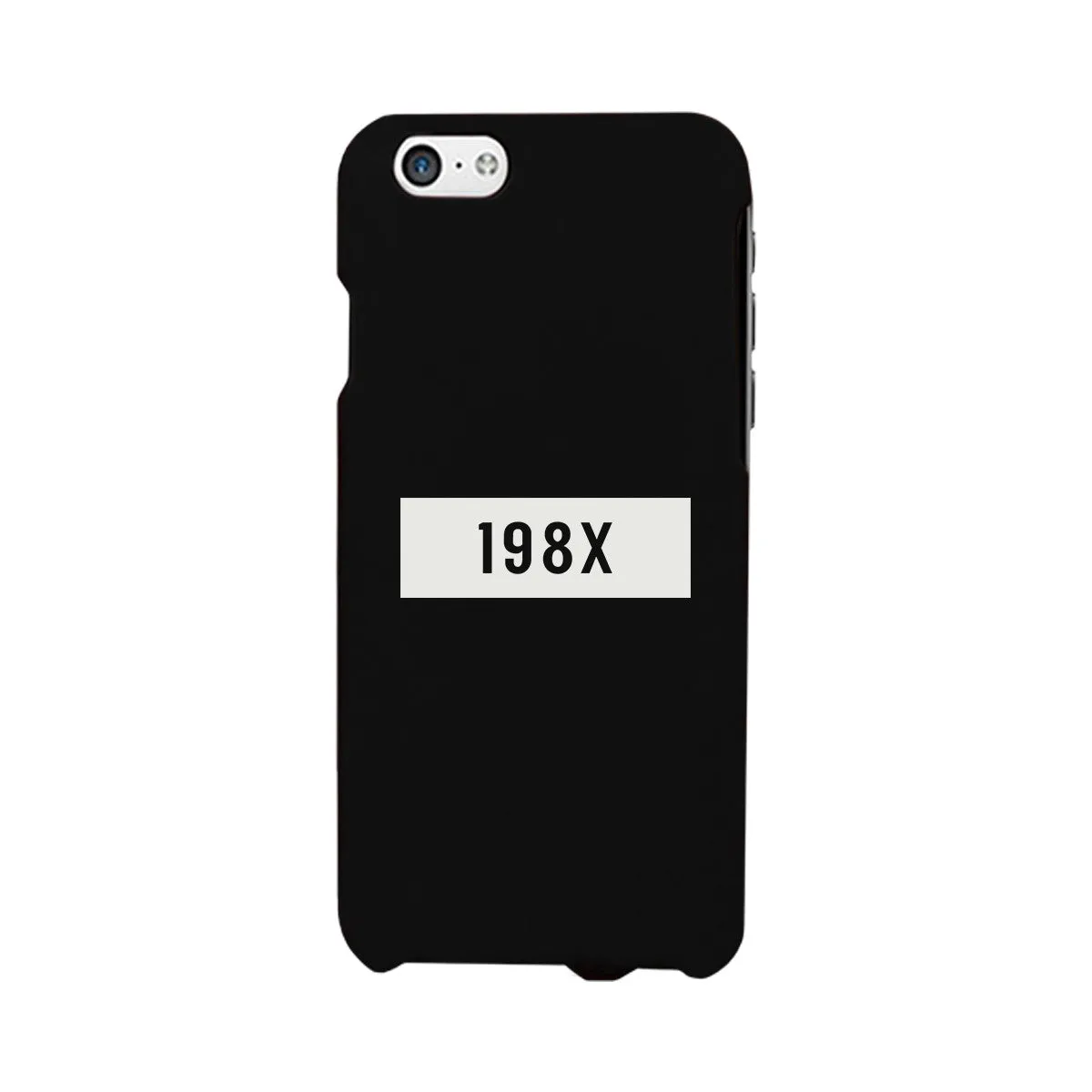 198X Black Cute Phone Case Born in 80's Funny Gift Ideas