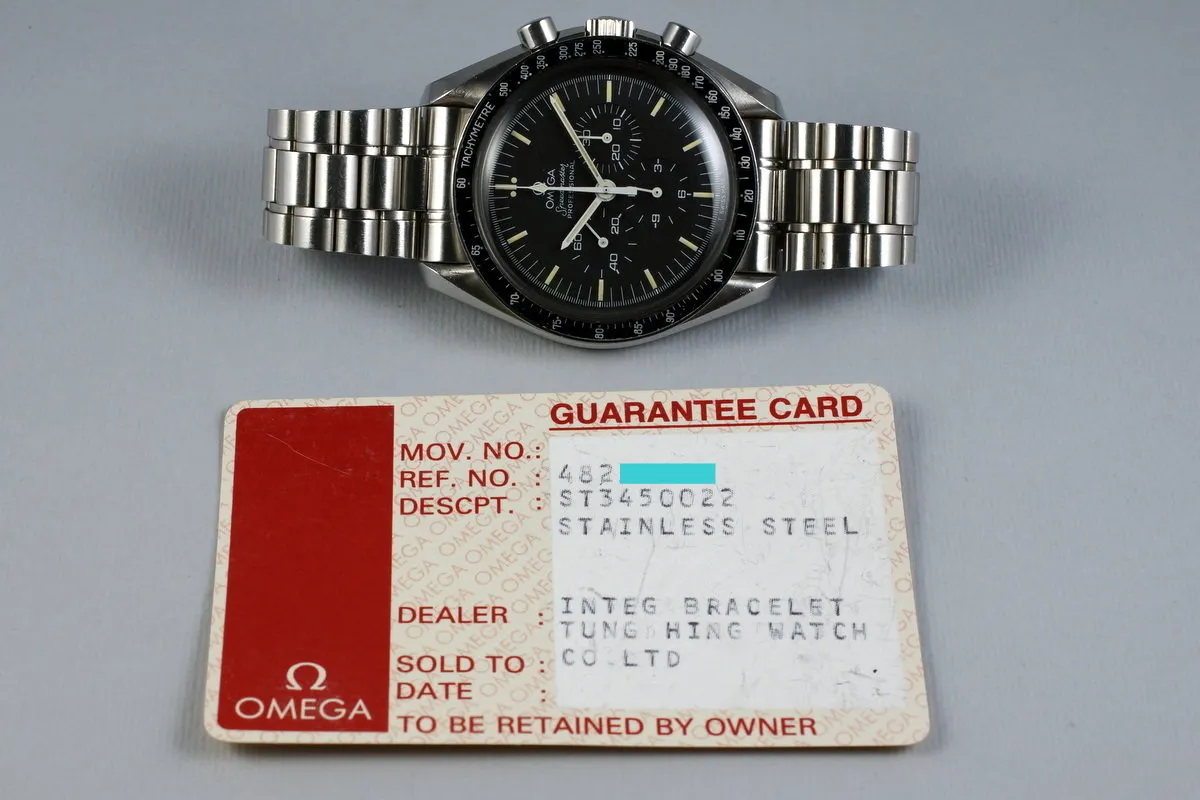 1991 Omega Speedmaster 345.0022 with Papers