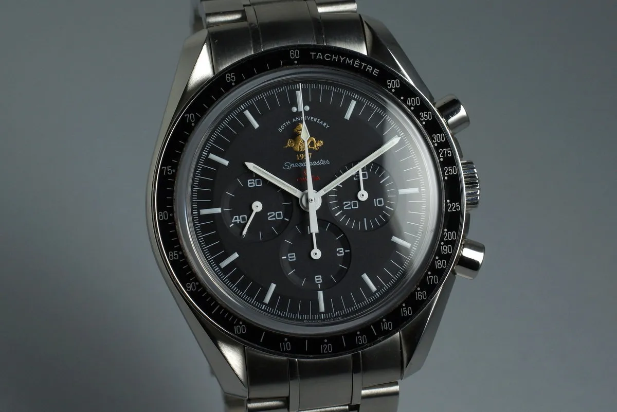 2007 Omega Speedmaster 3113.04.23 50th Anniversary Limited Ed. with Box