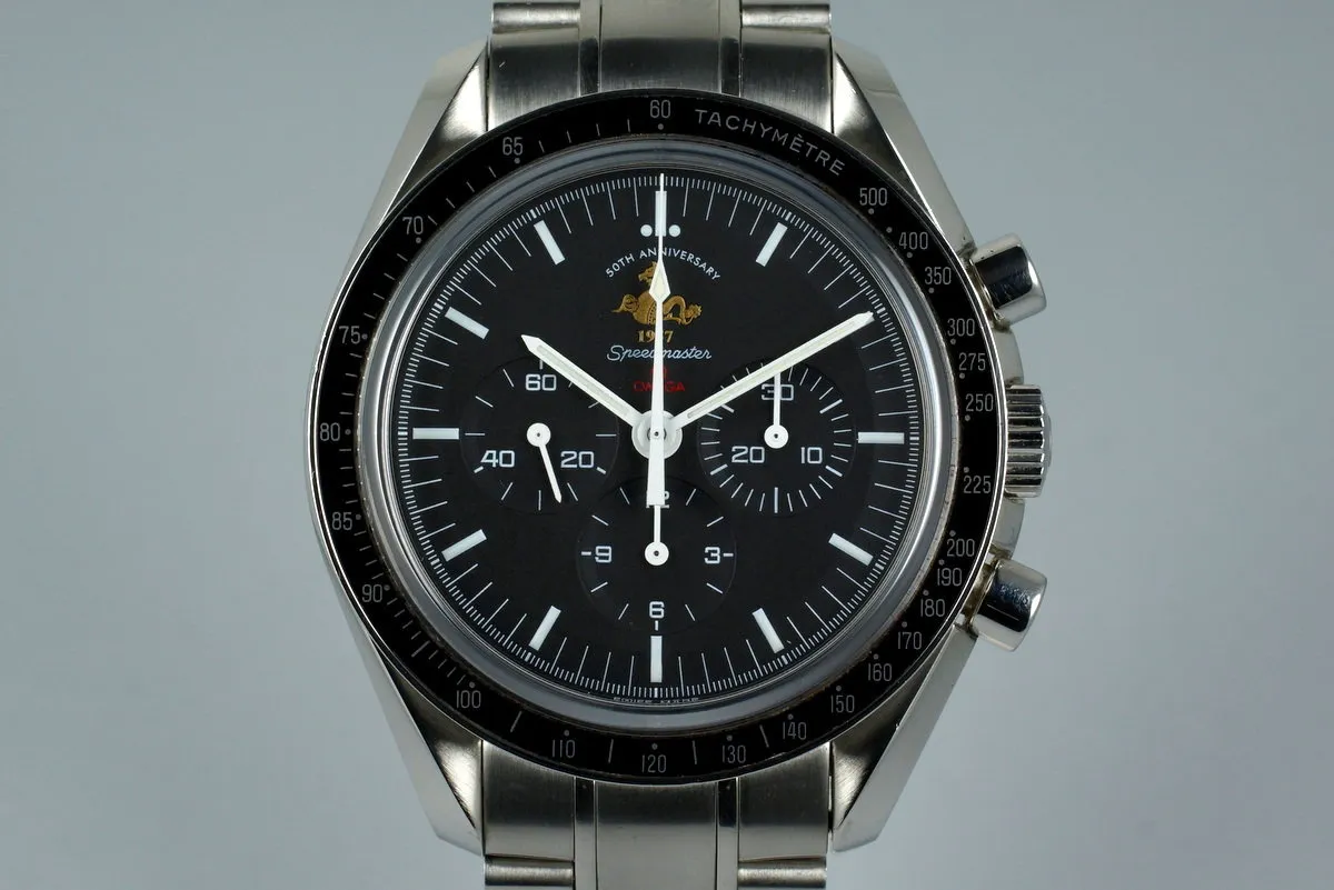 2007 Omega Speedmaster 3113.04.23 50th Anniversary Limited Ed. with Box