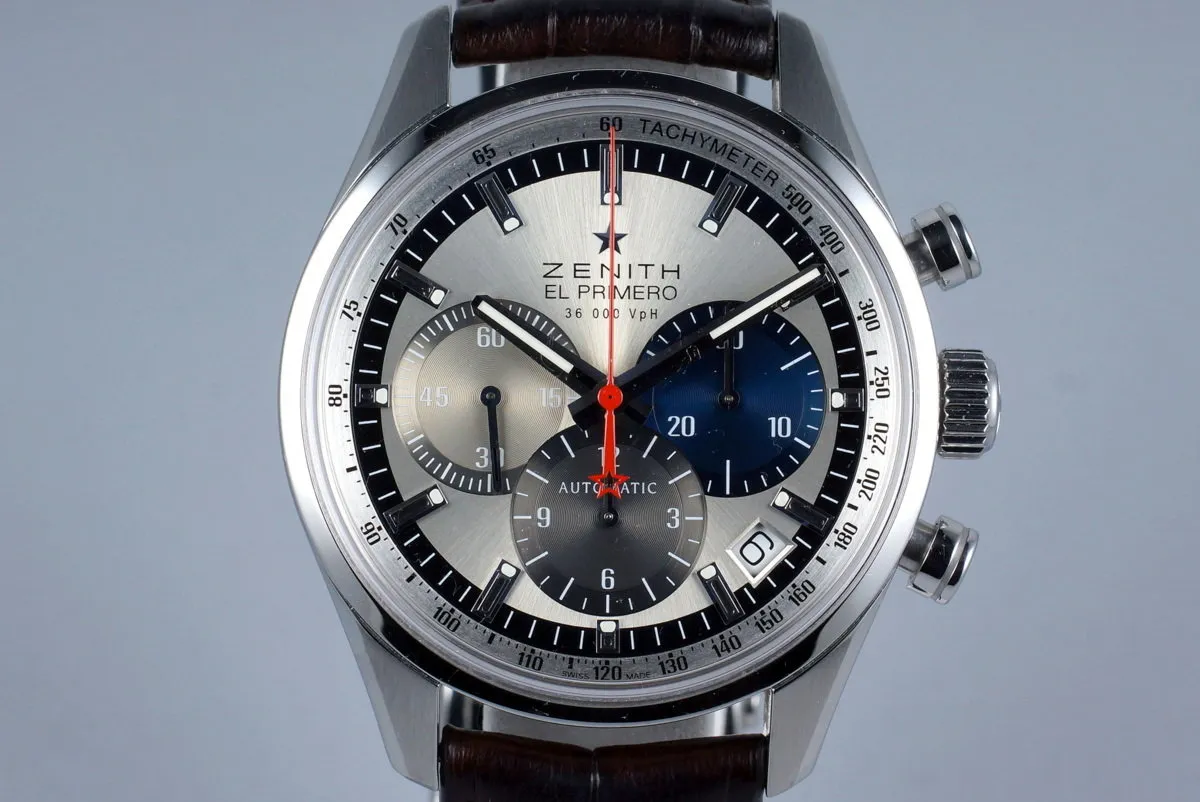 2013 Zenith El Primero 03.2150.400 Original 1969 with Box and Papers