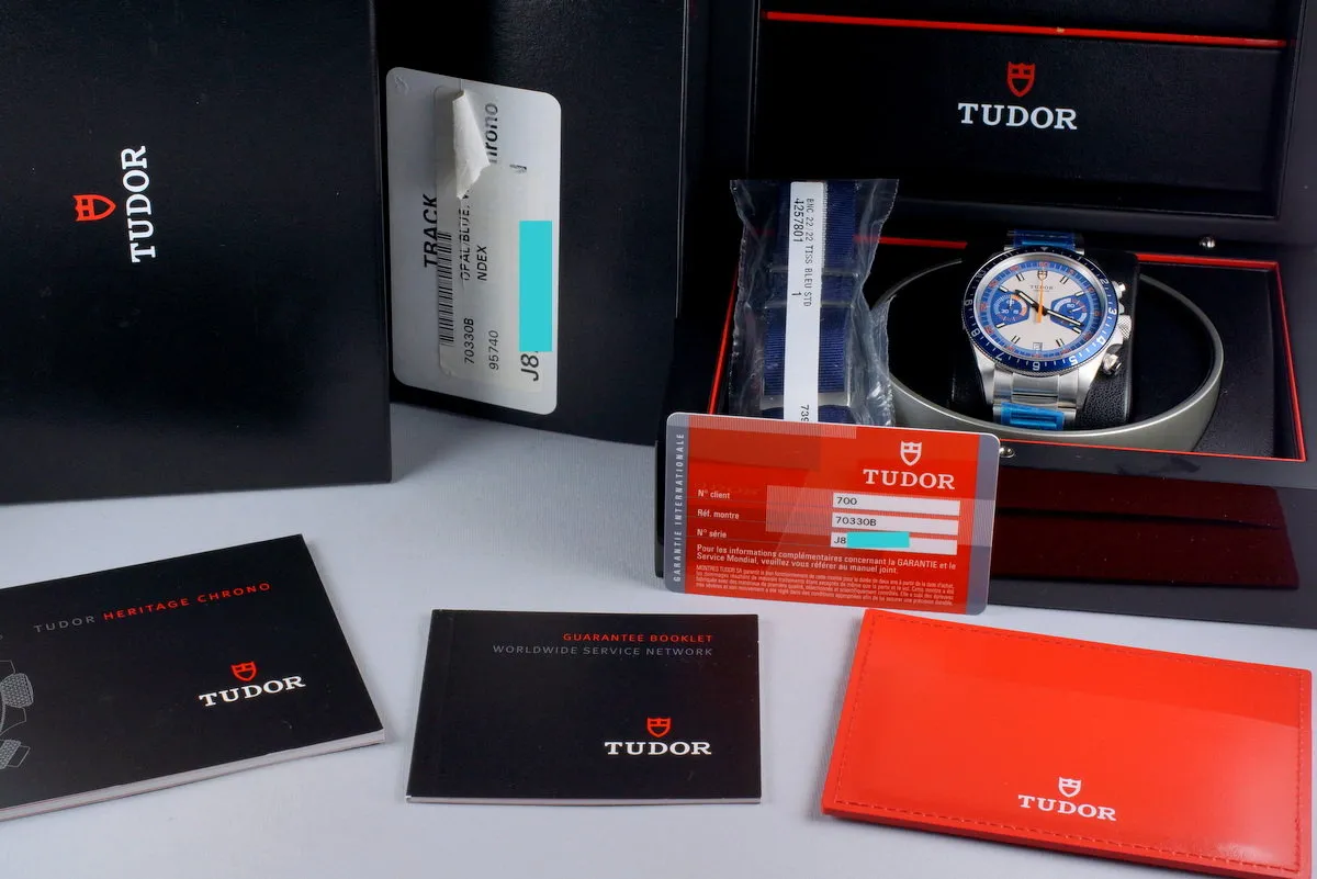 2014 Tudor Heritage Chrono 70330 with Box and Papers MINT