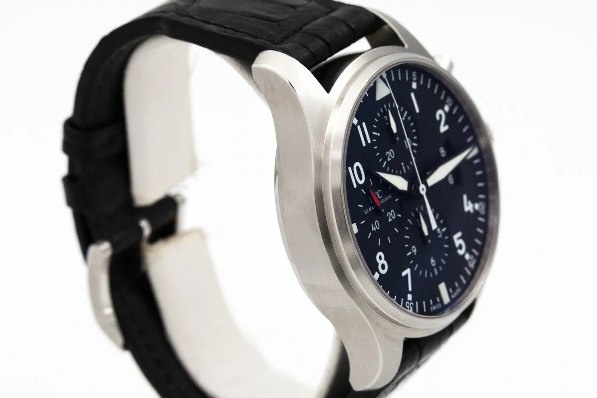 2015 IWC Pilot’s Chronograph IW377701 with Box and Papers