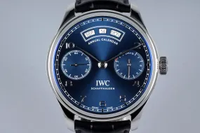 2016 IWC Annual Calendar IW503502 with Box and Papers