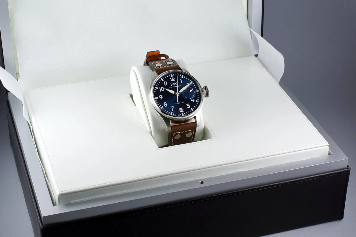 2016 IWC Big Pilot IW5009 Blue Dial with Box and Papers