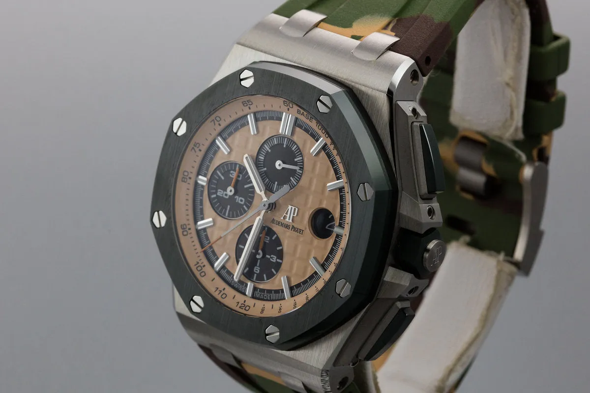 2018 Audemars Piguet Royal Oak Offshore 26400SO.OO.A054CA.01 with Box and Papers