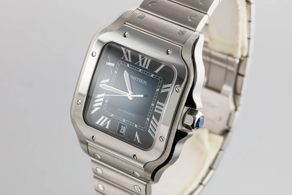 2019 Cartier Santos De Cartier WSSA0013 with Box and Papers