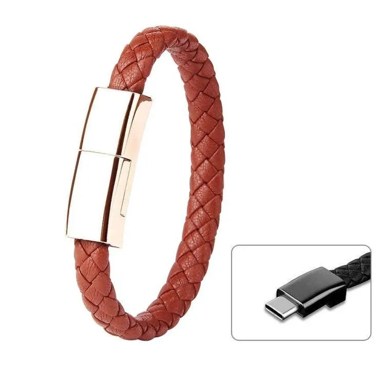 20cm USB-C Bracelet Charging Data Cable - XJ-72 with Fast Charge & Data Transfer