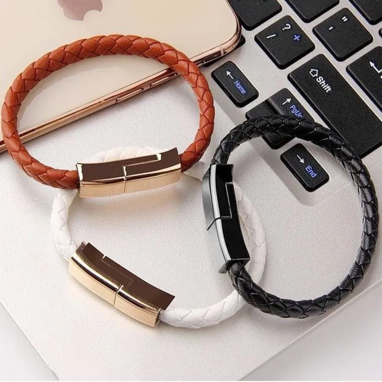 20cm USB-C Bracelet Charging Data Cable - XJ-72 with Fast Charge & Data Transfer