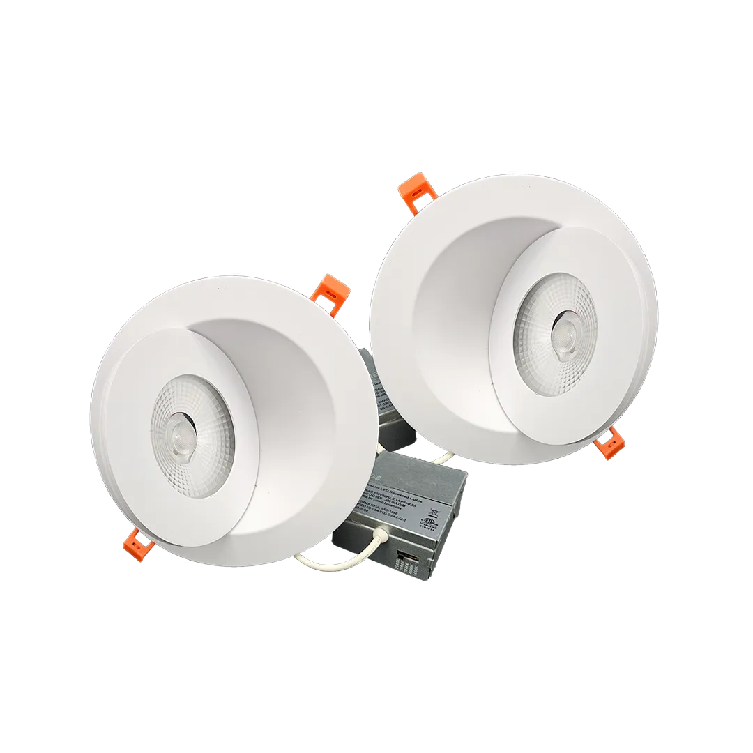 4” LED GIMBAL Lights (360 Twist Angle) 9-Watt WHITE Color