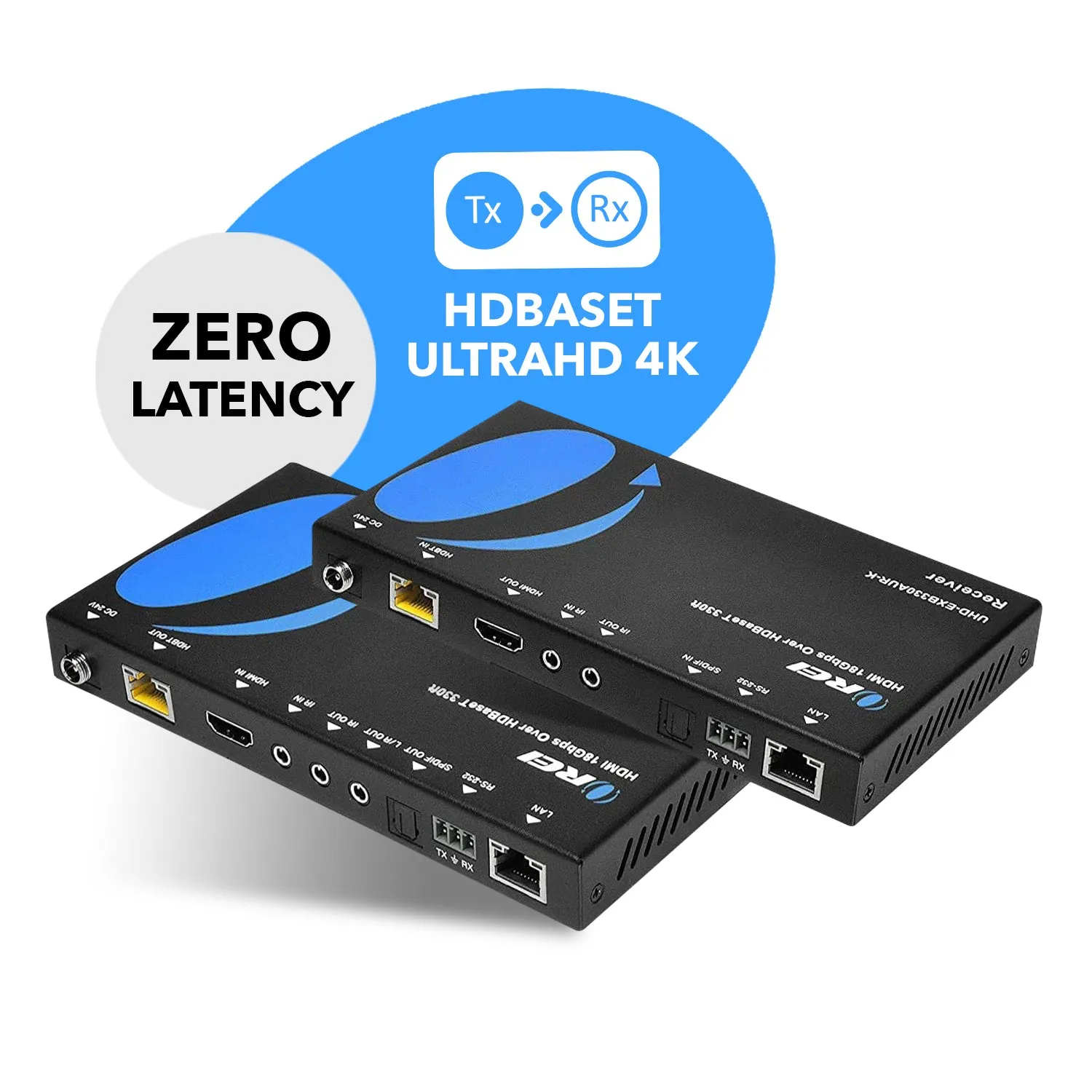 4K HDBaseT HDMI Extender Over CAT5e/6/7 With ARC/EARC & KVM Control Up To 330 Ft (UHD-EXB330AUR-K)