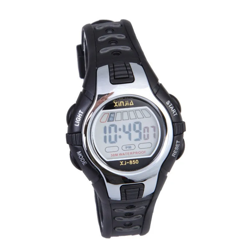 5 Colors Waterproof Children Boy Digital LED Watch Kids Swimming Sports Wrist Watch