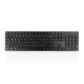 Accuratus KYBAC301 Black Wireless Multi-Device - Dual Bluetooth 5.2 & RF 2.4GHz Wireless Multi-device Multimedia Keyboard