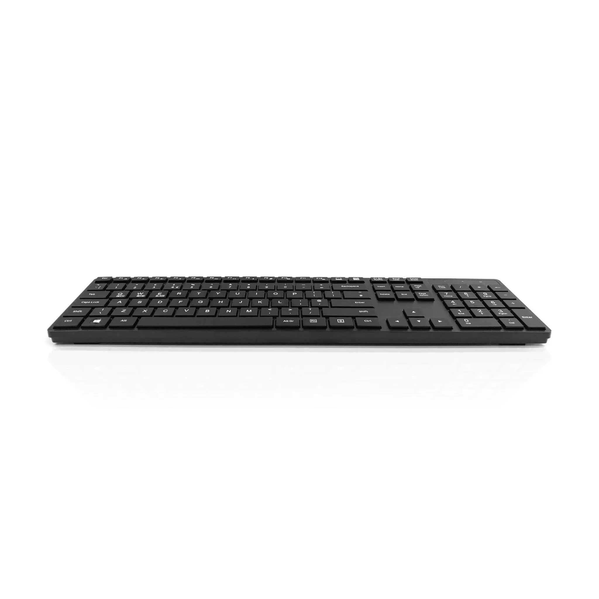 Accuratus KYBAC301 Black Wireless Multi-Device - Dual Bluetooth 5.2 & RF 2.4GHz Wireless Multi-device Multimedia Keyboard