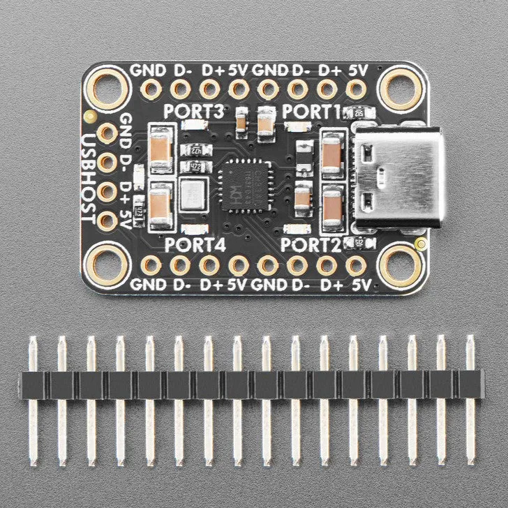 Adafruit CH334F Mini 4-Port USB Hub Breakout