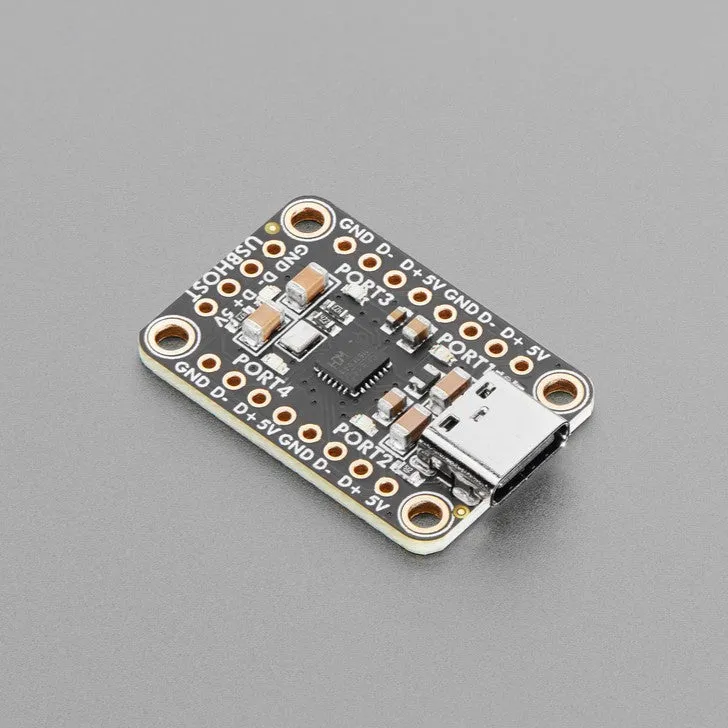 Adafruit CH334F Mini 4-Port USB Hub Breakout