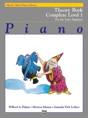 Alfred's Basic Piano Library: Theory Book Complete 1 (1A/1B)