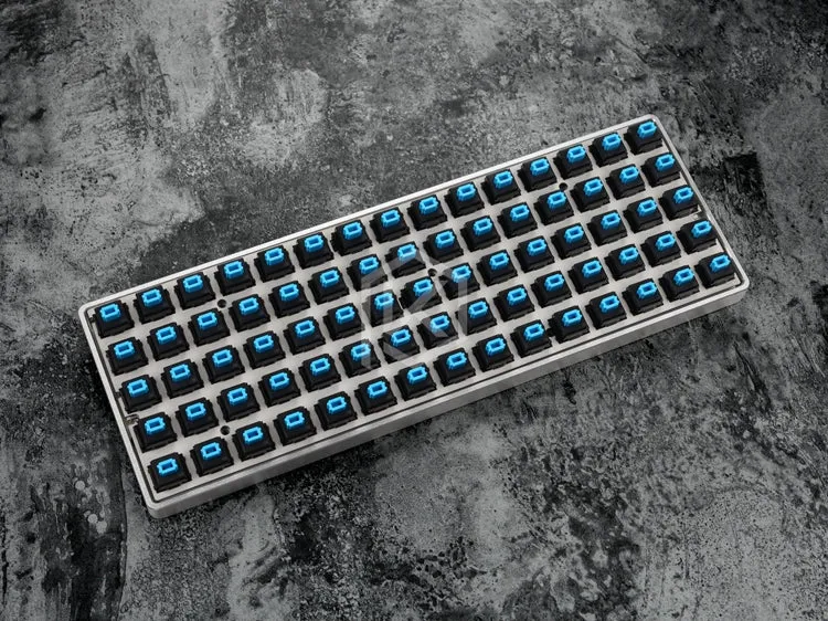 alps stainless steel plate for xd75am xd75 60% custom keyboard Mechanical Keyboard Plate support xd75am alps matias switch stem