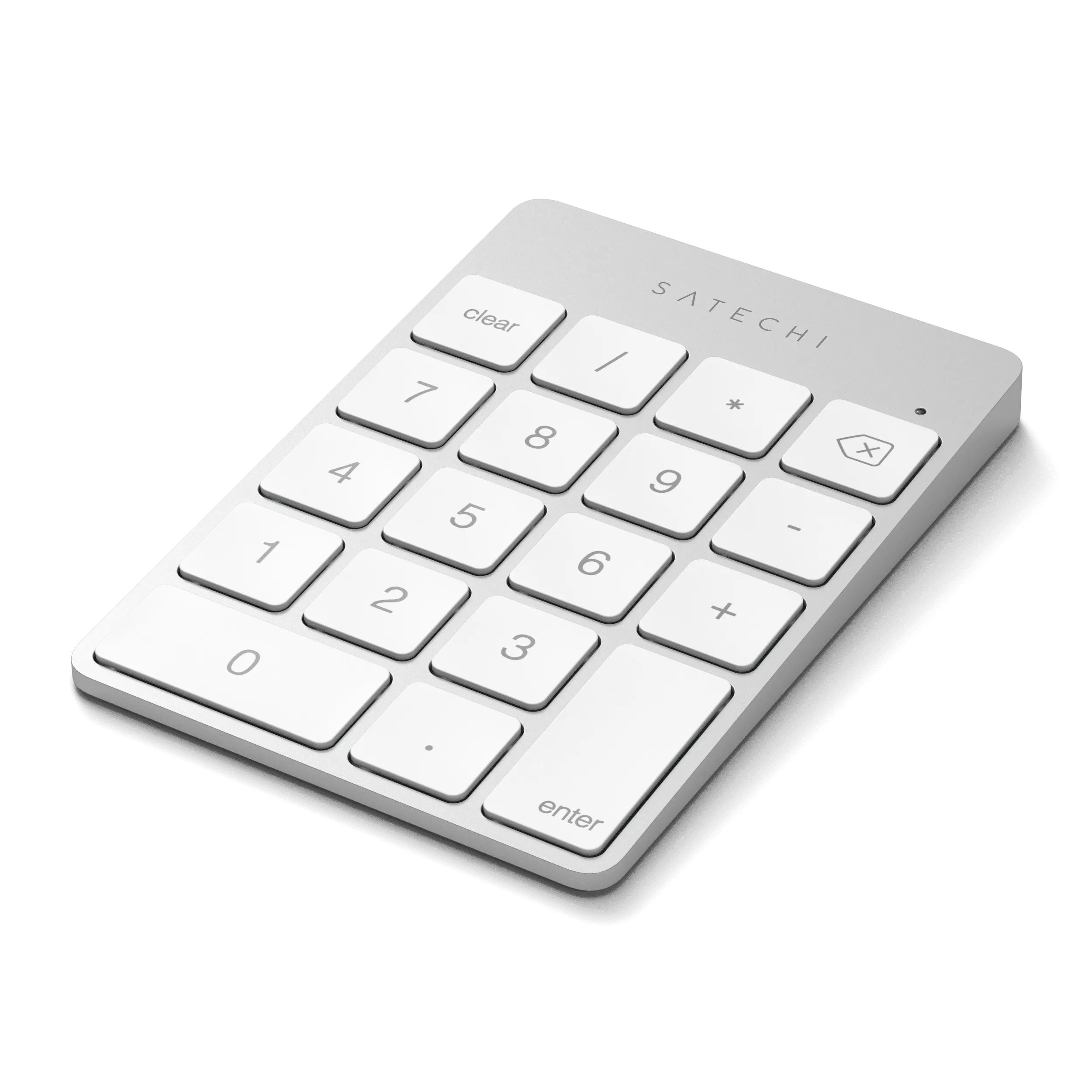 Aluminum Slim Rechargeable Bluetooth Keypad