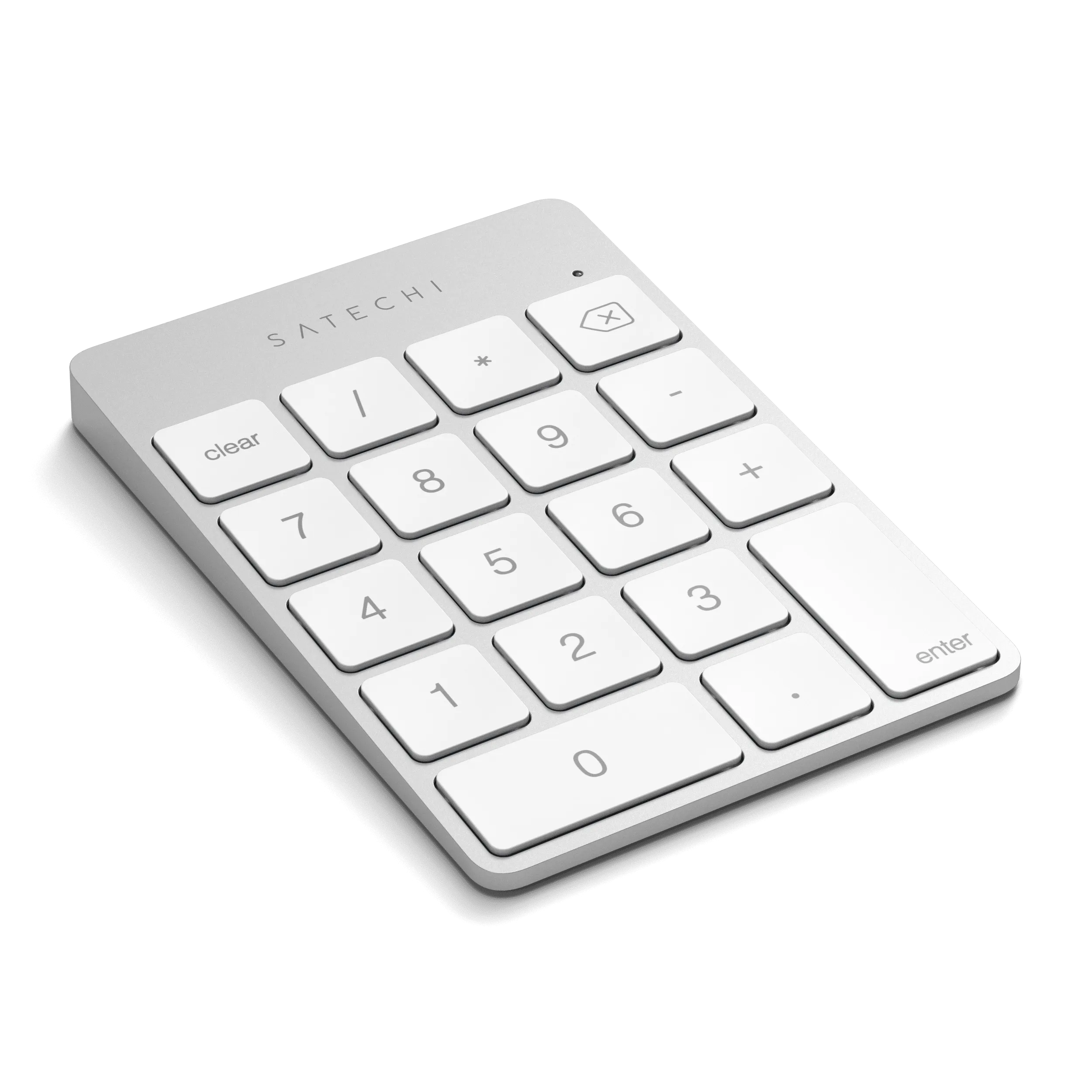 Aluminum Slim Rechargeable Bluetooth Keypad