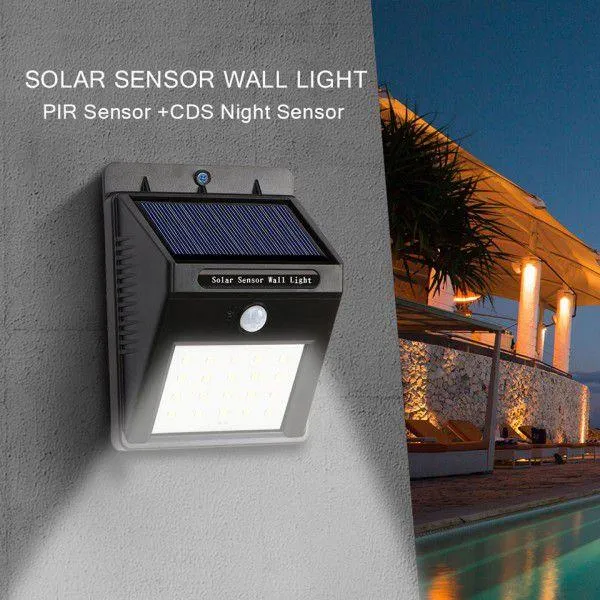 ANDOWL SOLAR SENSOR WALL LIGHT Q-L422