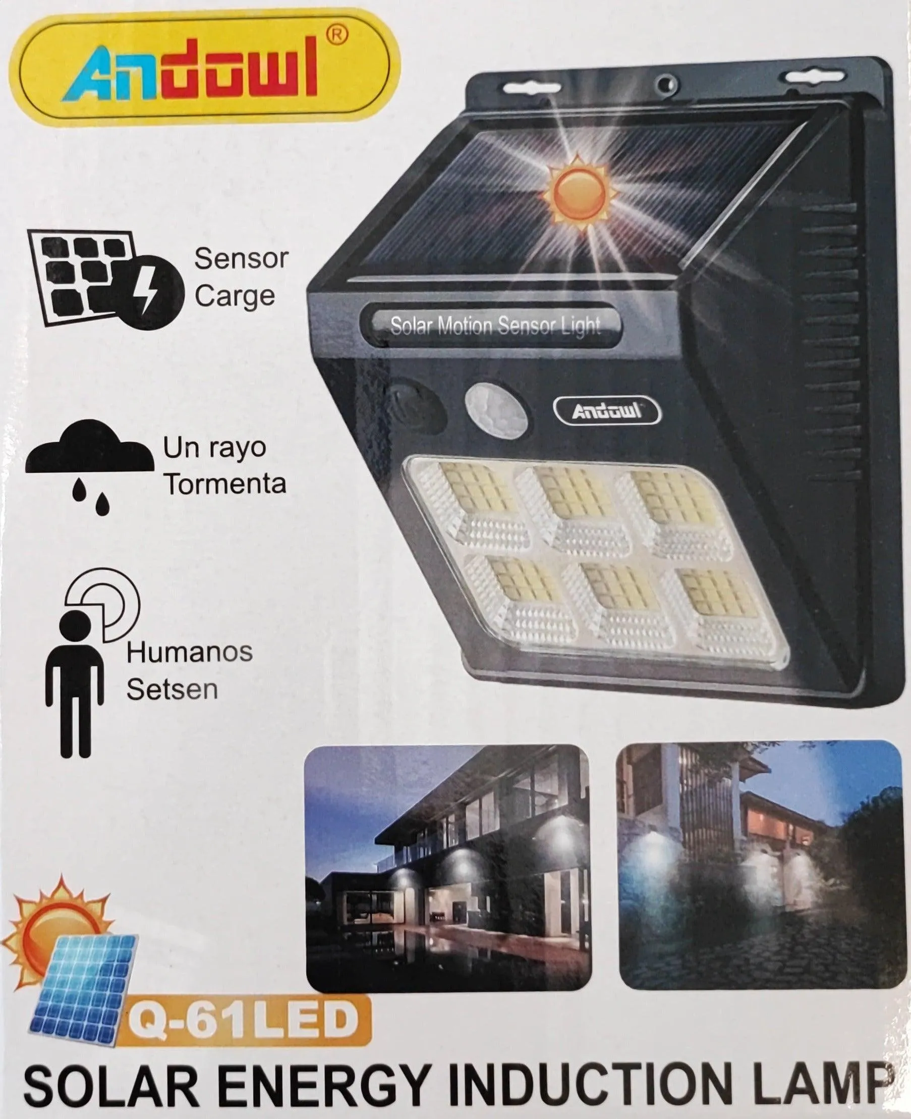 ANDOWL SOLAR SENSOR WALL LIGHT Q-L422