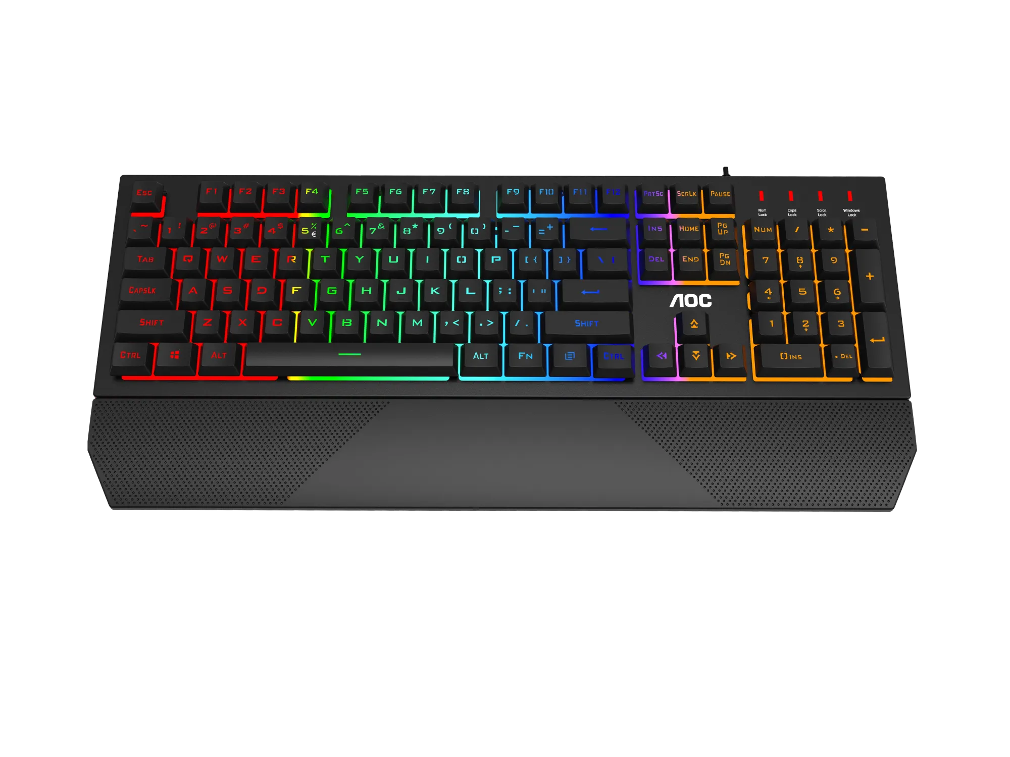 AOC GK200 RGB Membrane Mechanical Gaming Keyboard