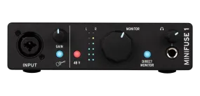 Arturia MINIFUSE1BK MiniFuse 1 Compact USB Audio Interface (Black)