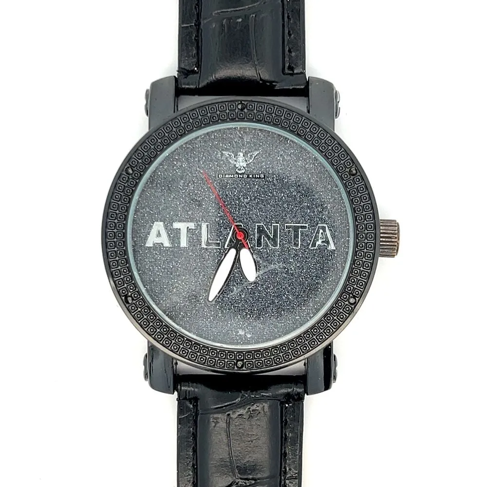 Atlanta Dial Hip Hop Real Diamond Watch