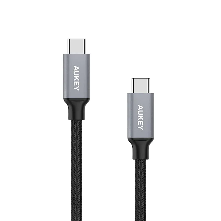 AUKEY® Braided USB-C 2.0 to USB-C Cable (6.6ft)