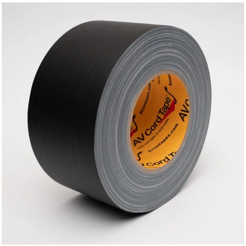 AV CORD Tape  3x45yds  BLACK  BT-279