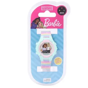 Barbie Kids Digital Watch With LED Light -1 Multicolour