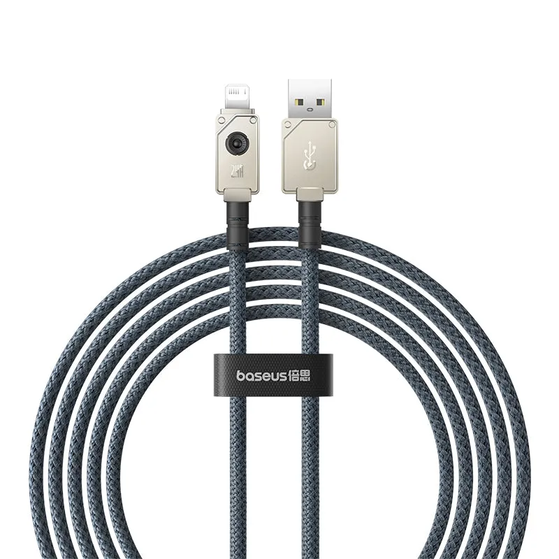 Baseus Unbreakable Series Fast Charging Data Cable USB to iPhone 2.4A - P10355802111-00