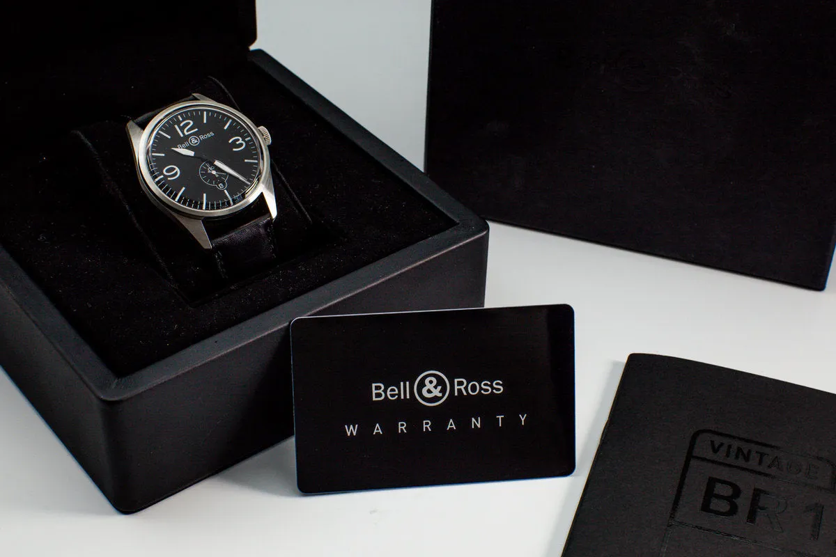 Bell and Ross 123-95 VIntage Small Second with Box and Papers